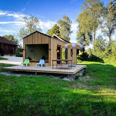 Die Klingerei - Tiny House Wiese Villa Seewalchen Buitenkant foto